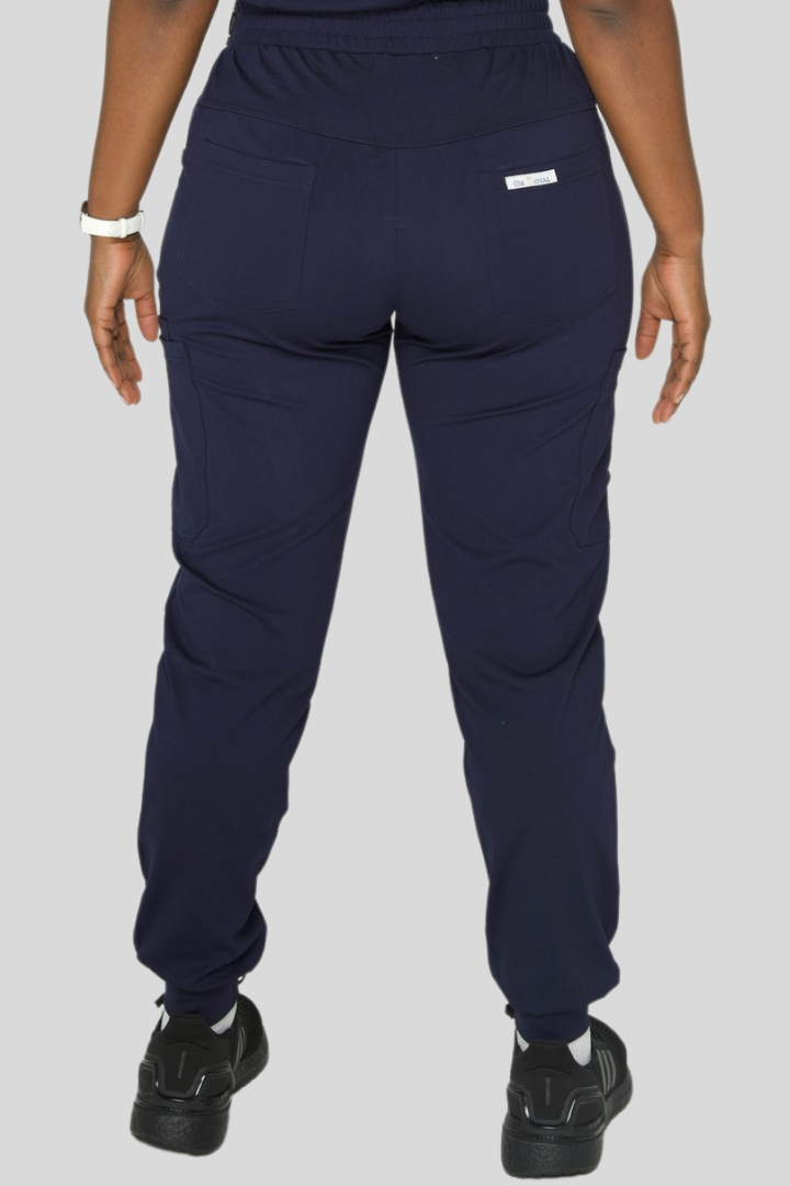 Kandake Jogger Scrub Pants - Navy Blue